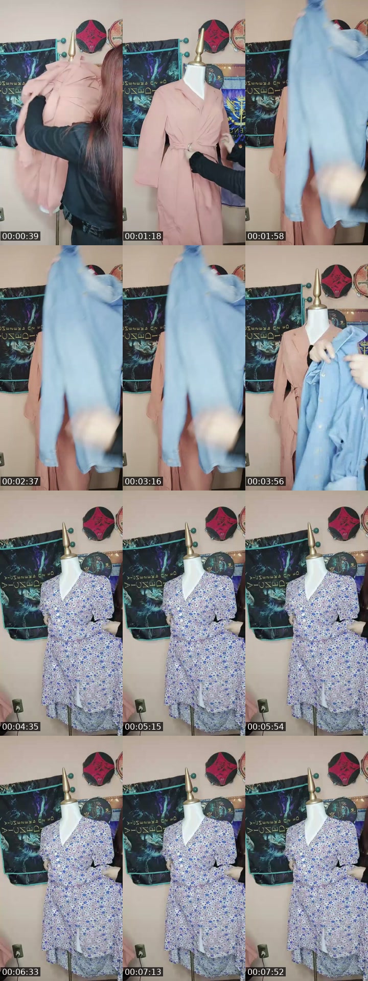 TikTok live: vestidooos🩵🩷 by @nicolep_77