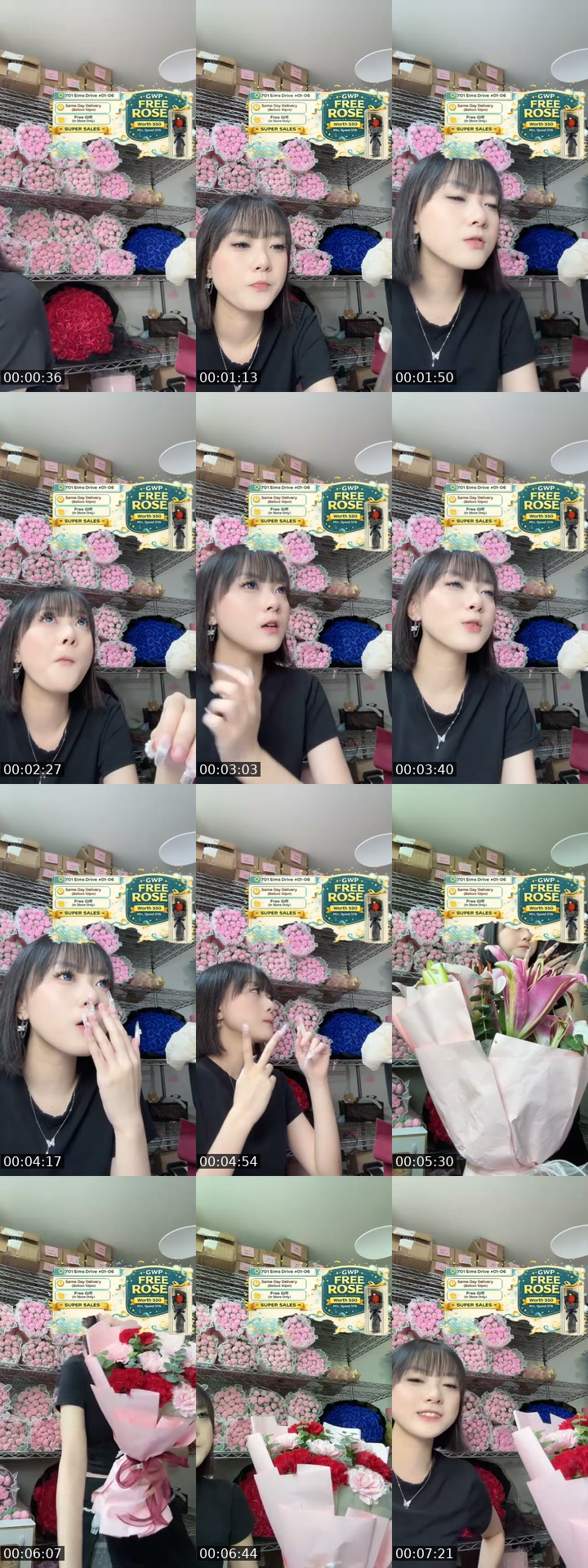 @flowershopsg TikTok live from 2026-07-11