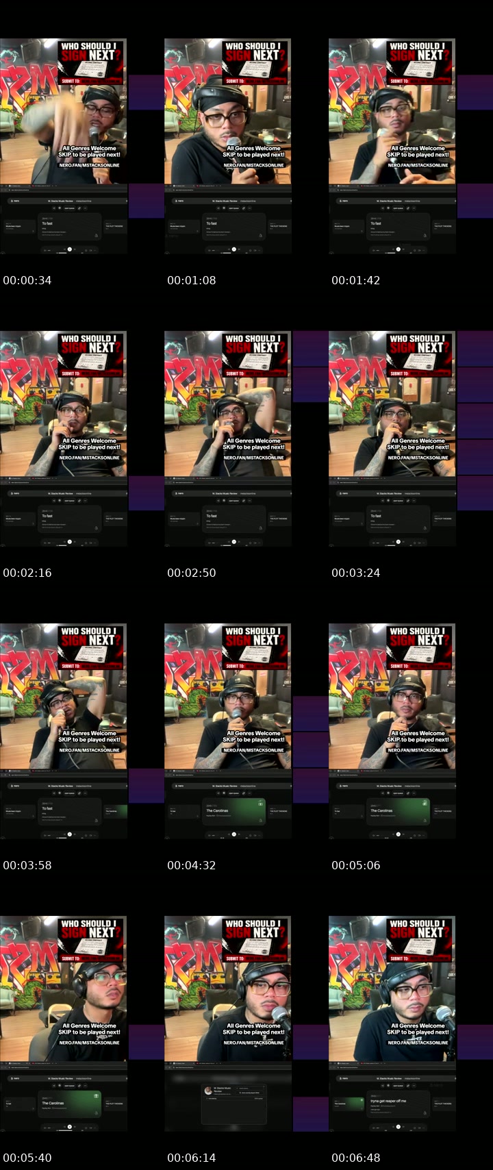 TikTok live: Who should I sign next??? by @mstacksonline
