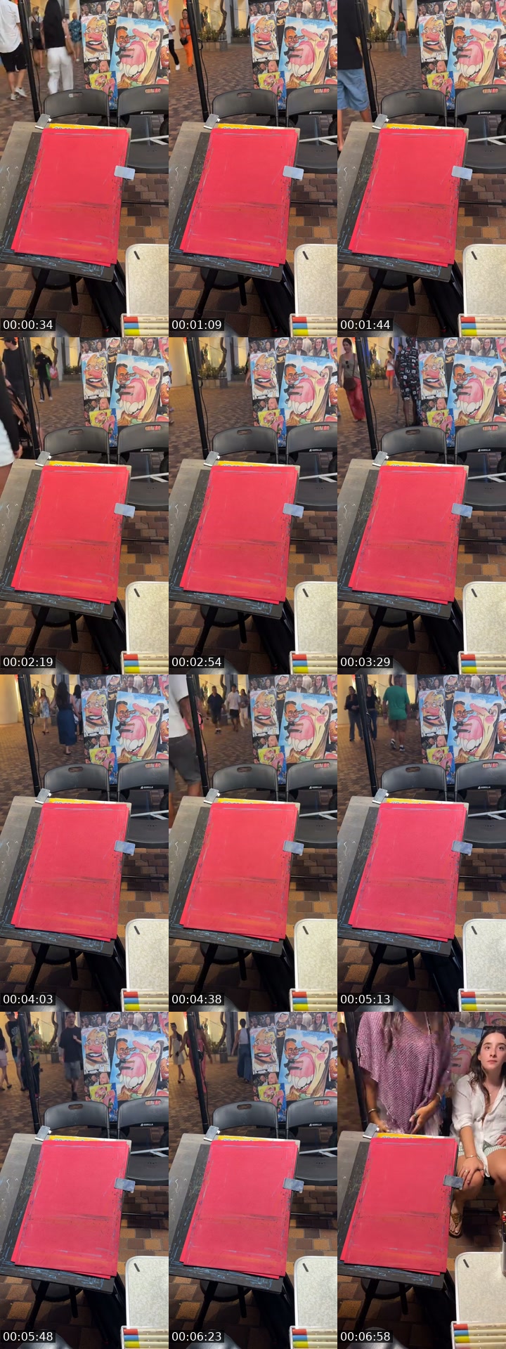 TikTok live: Leon draws in Waikiki by @caravature