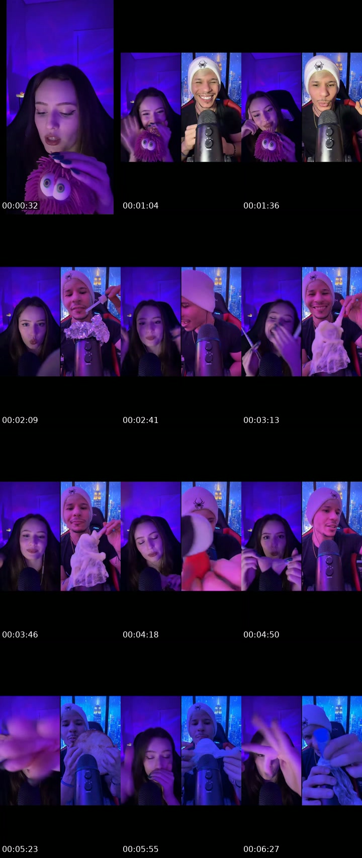 TikTok live: ASMR LIVE! 🌃 by @asmrthaisbdss