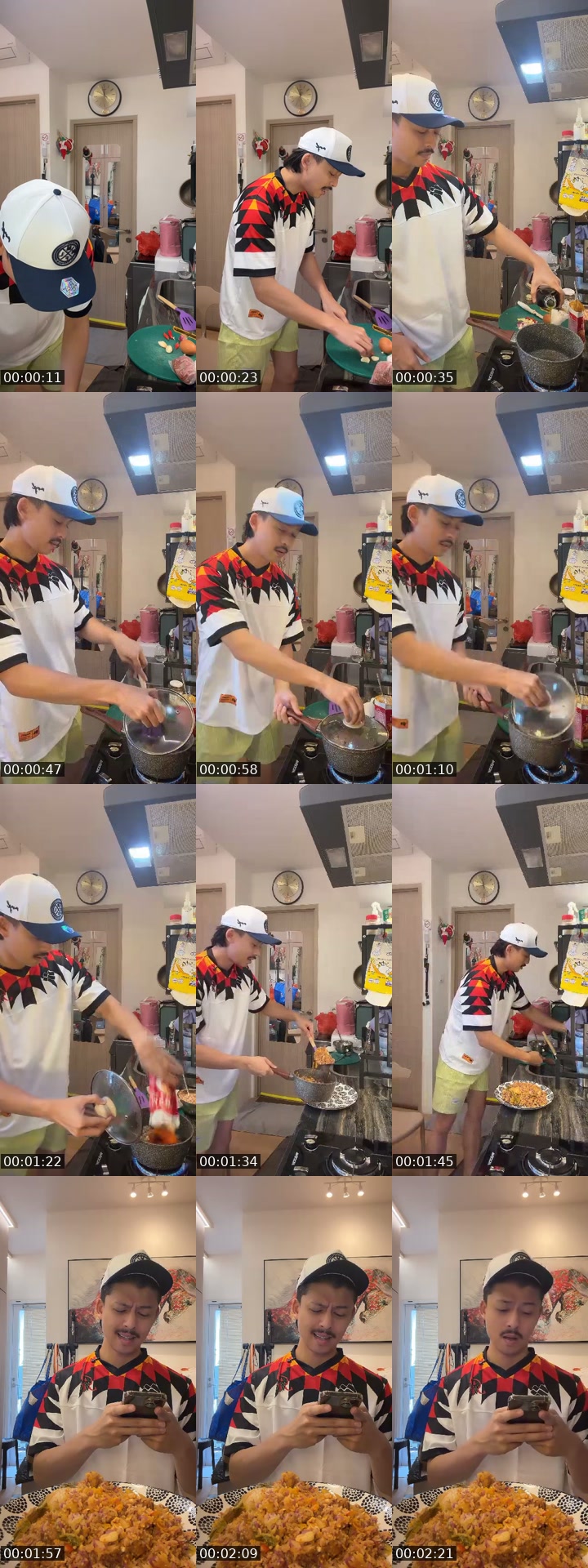 TikTok live: Nasi goreng kimchi🍚🇰🇷 by @ompolosbangetttt