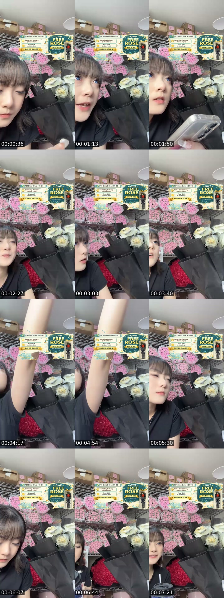 @flowershopsg TikTok live from 2026-07-11