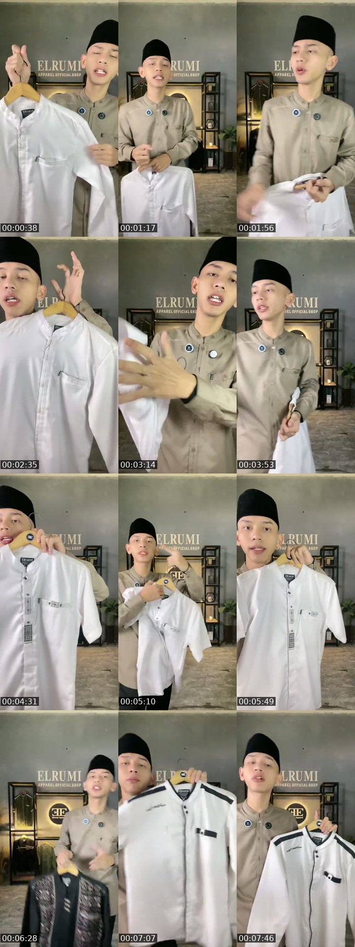 TikTok live: Promo baju koko pria by @elrumi_apparel_official
