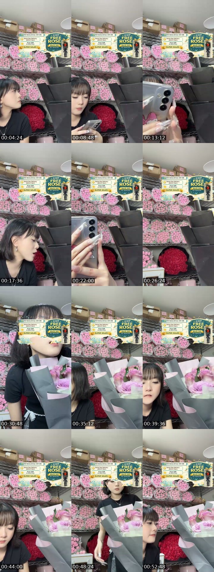 @flowershopsg TikTok live from 2026-07-11