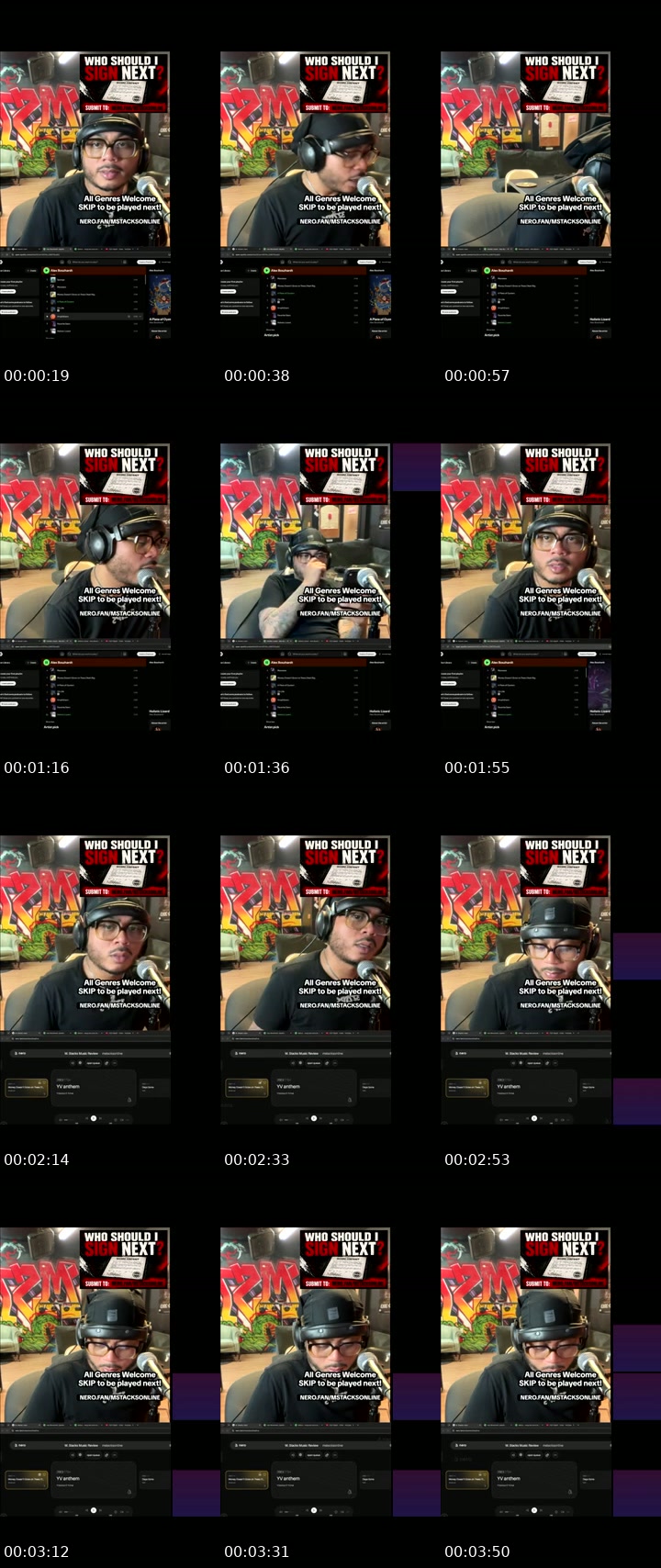 TikTok live: Who should I sign next??? by @mstacksonline