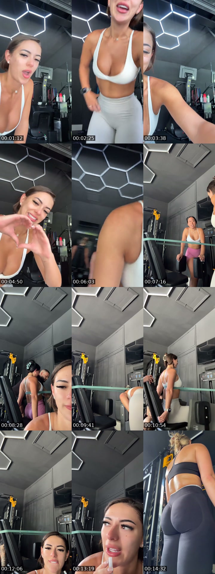 TikTok live: Come workout w meeee by @haleyespinoza5