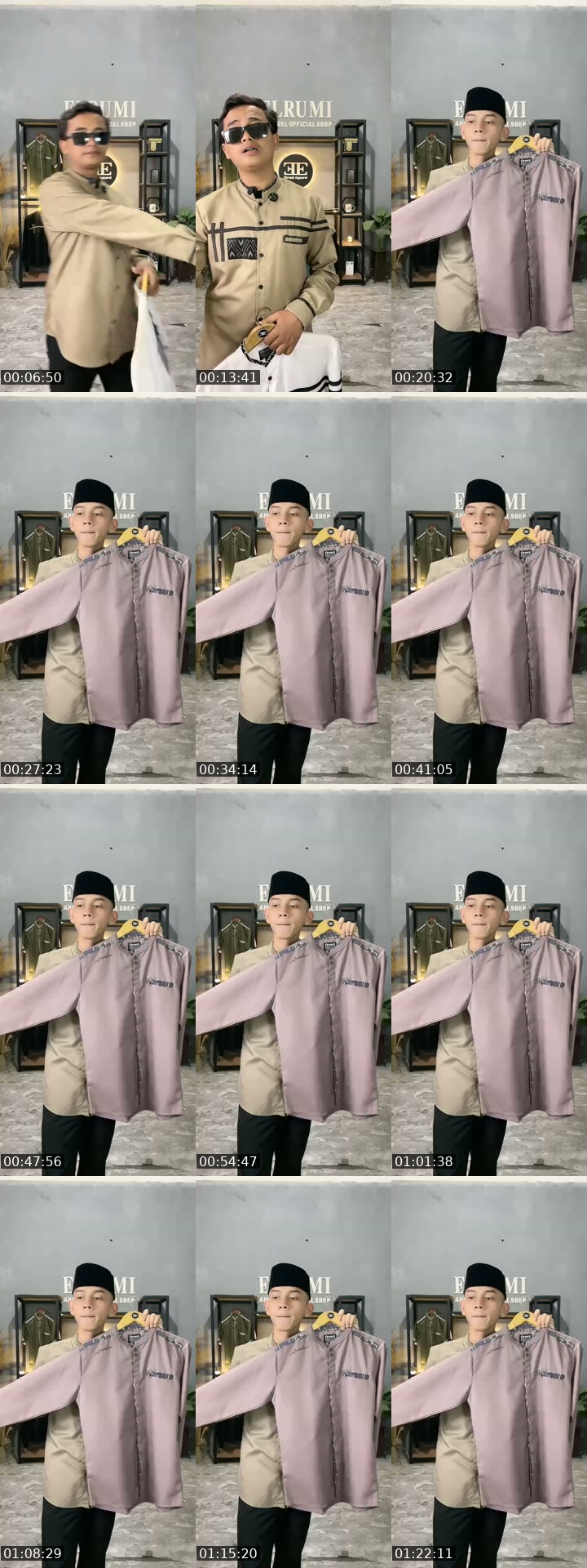 TikTok live: Promo baju koko pria by @elrumi_apparel_official