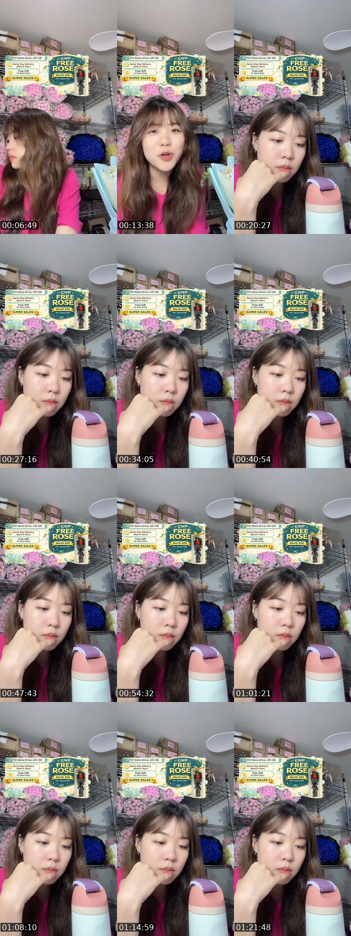 TikTok live: Singapore Best Florist by @flowershopsg
