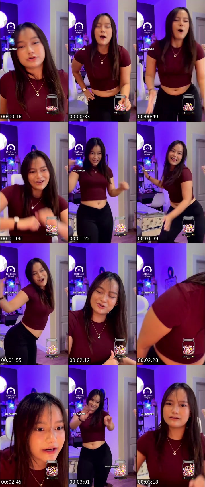 TikTok live: Dance with me hehe by @spiderjink