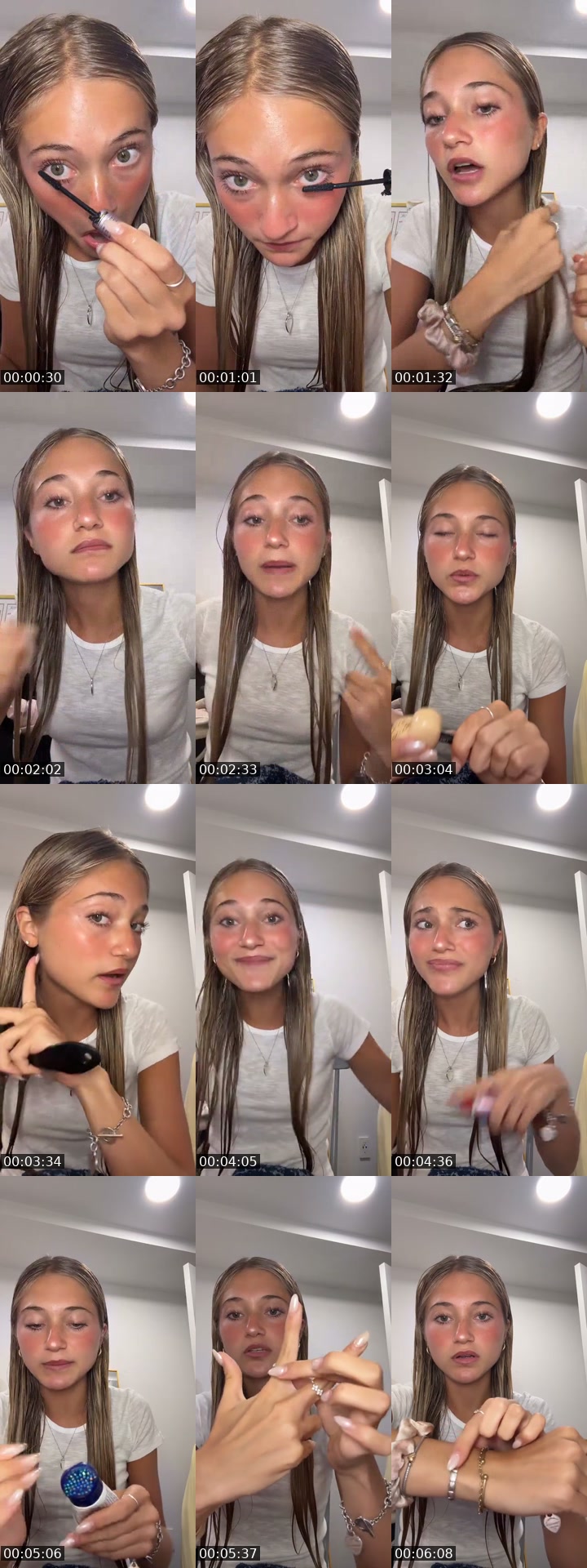 TikTok live: grwm by @allegrasgrwm