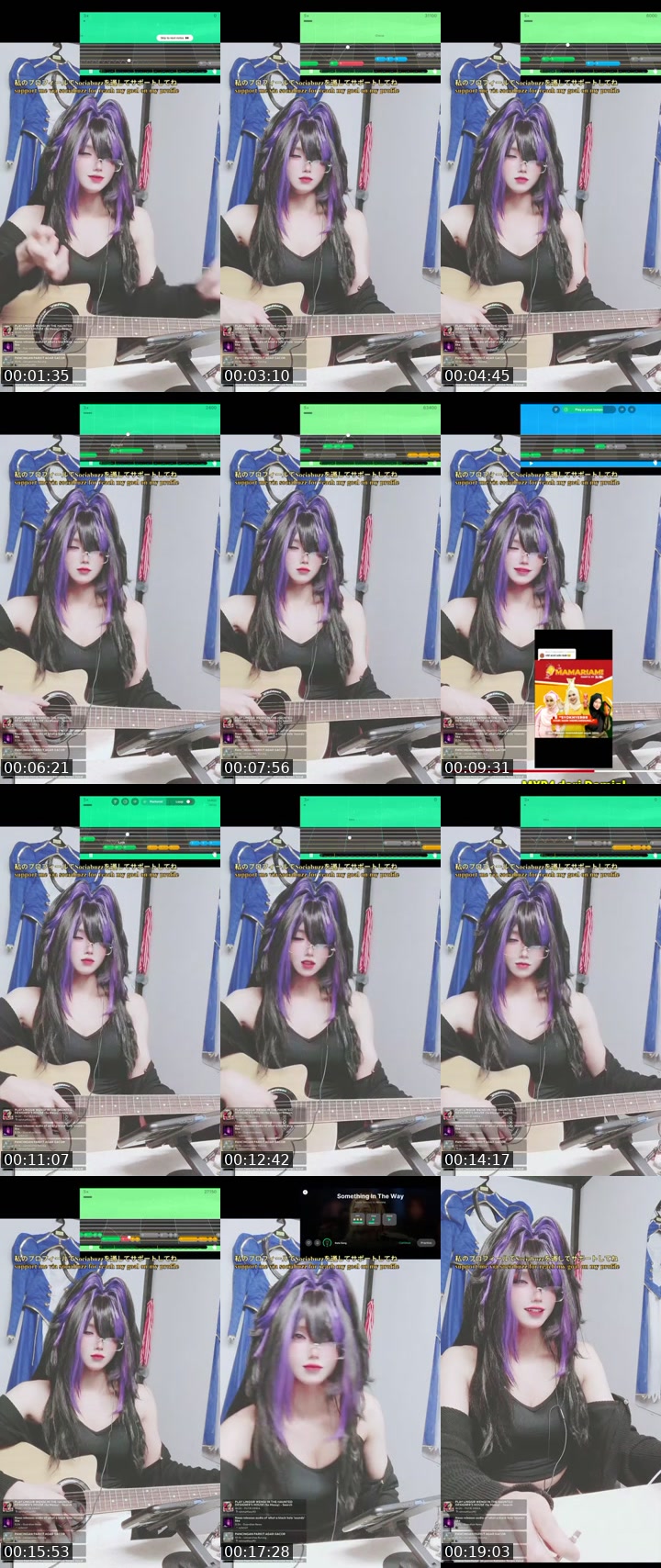 TikTok live: acompany work with label by @juejibi