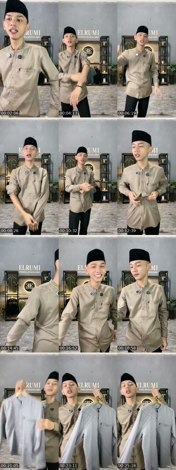 TikTok live: Promo baju koko pria by @elrumi_apparel_official