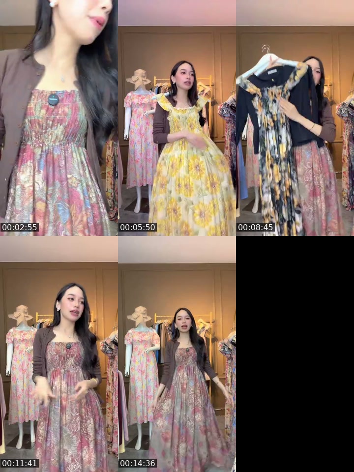 TikTok live: Marion long dress by @sirrin_girls