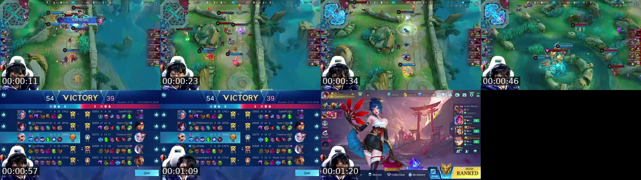 TikTok live: 7GL vs VMS #mlbb #mobilelegends by @ombonghaha
