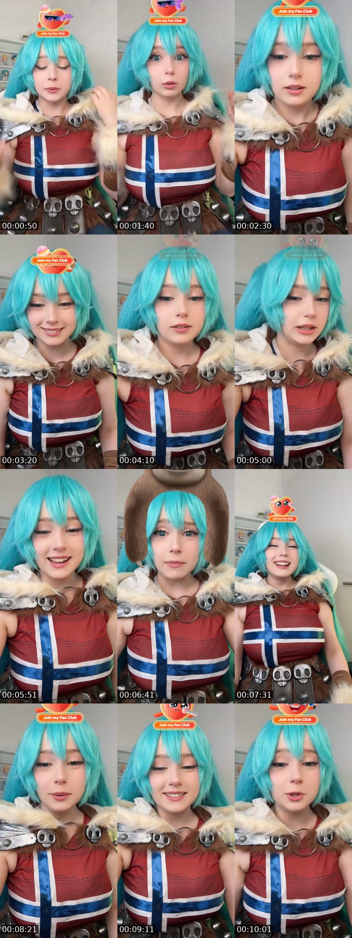 TikTok live: I’m haaland by @upminaa.cos