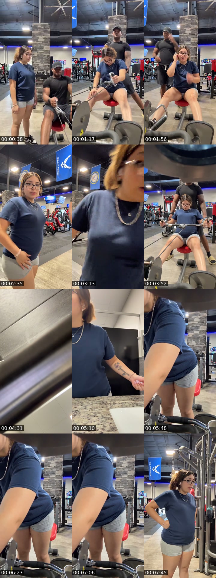 El Salvador TikTok live: Getting clapped at the gym by @alys2hot4u