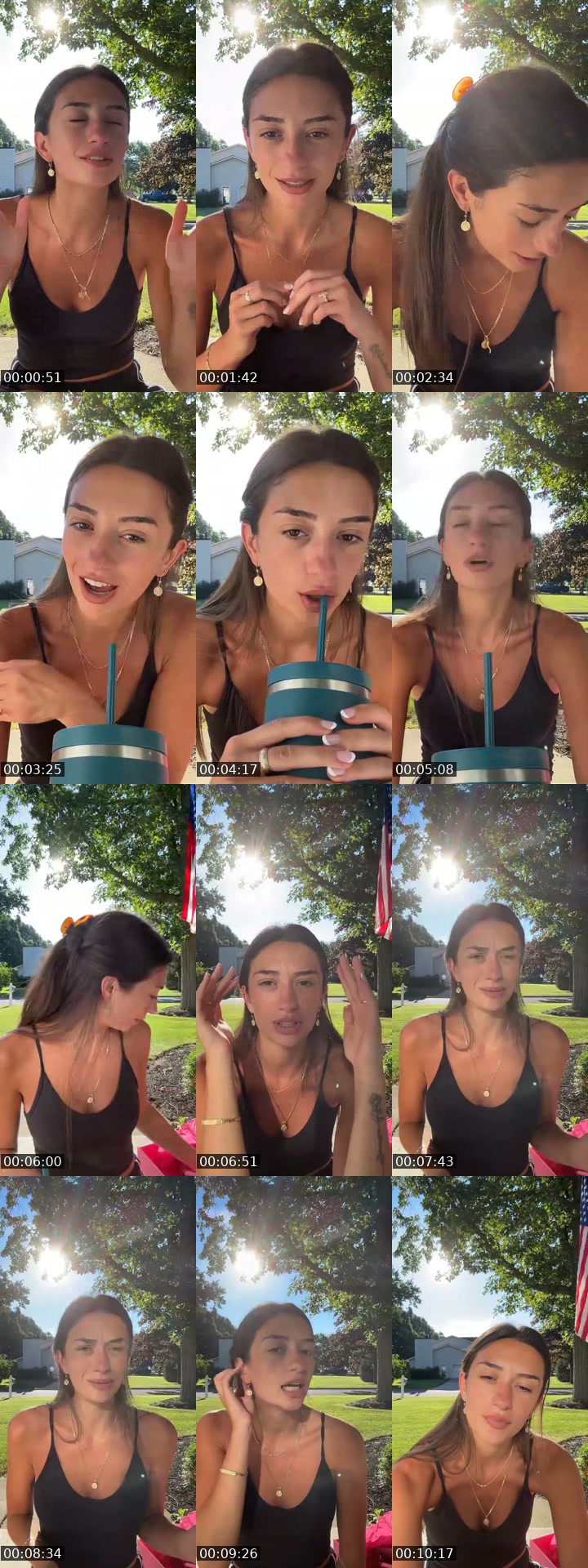 TikTok live: New YT video up :) by @.sammirose