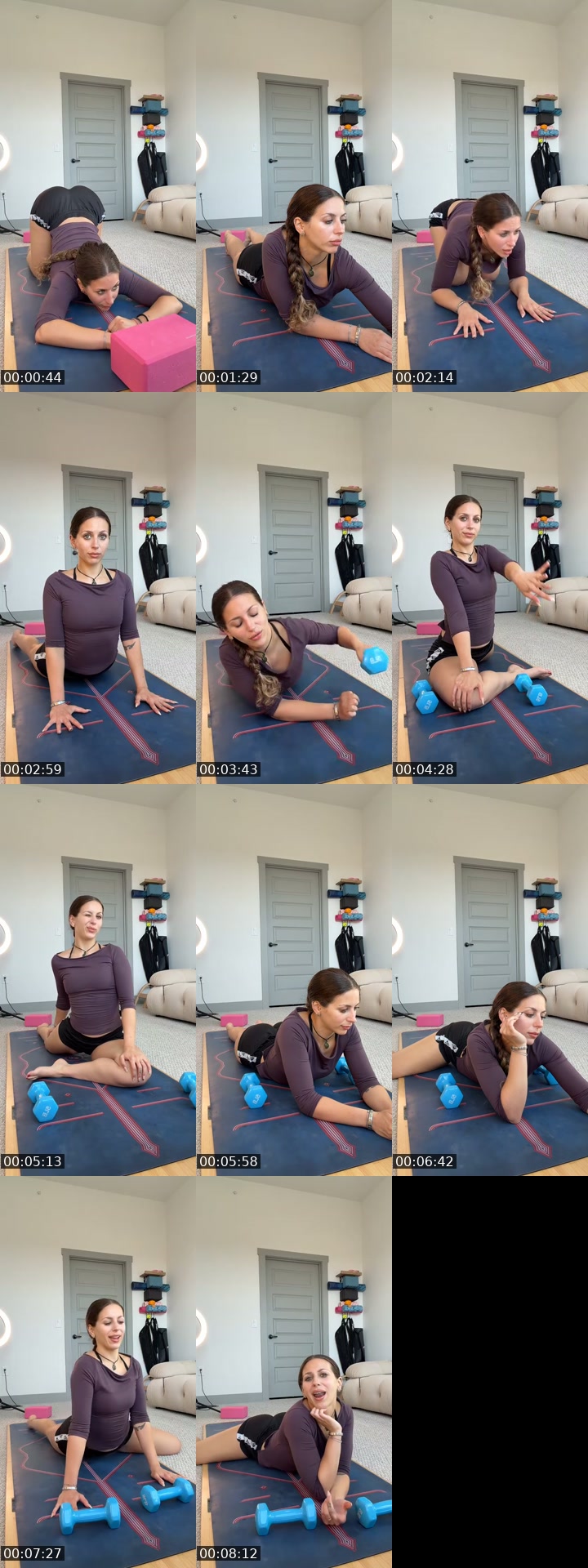 TikTok live: Yoga🧘🏼‍♀️ by @maggieblayre