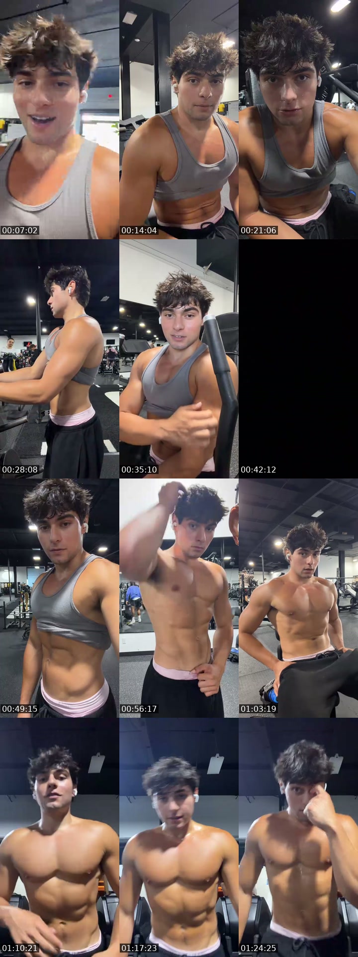 TikTok live: chest day by @basetxraofi