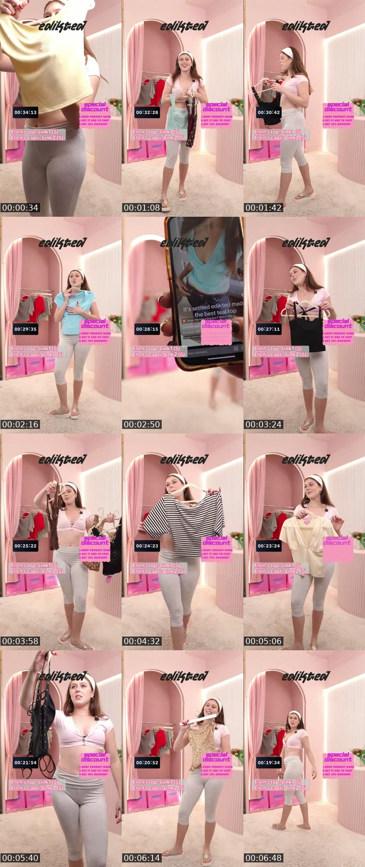 TikTok live: Summer Sale Preview 👀 by @edikted