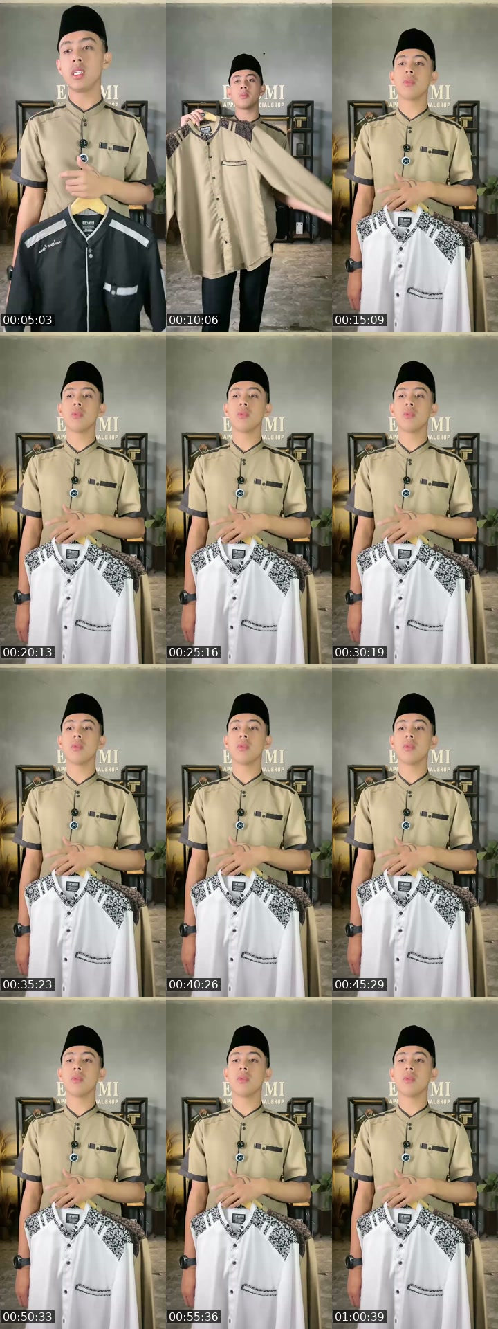 TikTok live: Promo baju koko pria by @elrumi_apparel_official