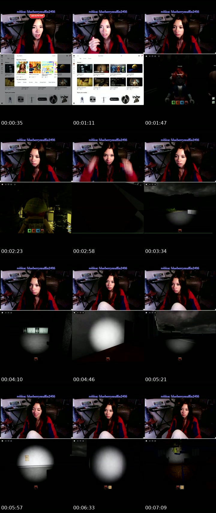 TikTok live: late night roblox HORROR GAMES by @anmarymichel