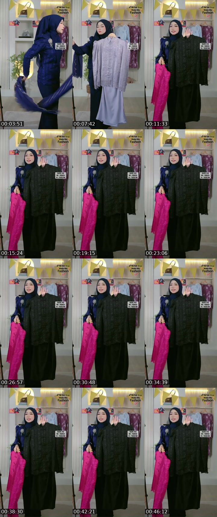 TikTok live: KURUNG SALE BAWAH RM50!! by @anorie_hq
