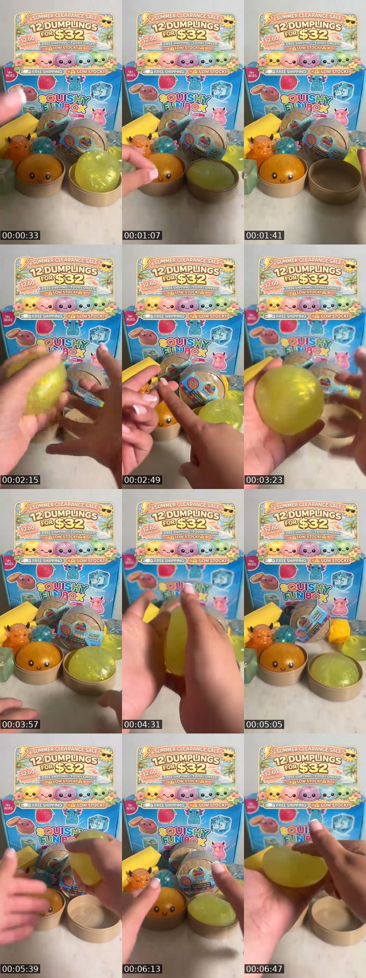 TikTok live: Squishy Mania!! by @tiktokfindsbybeauty
