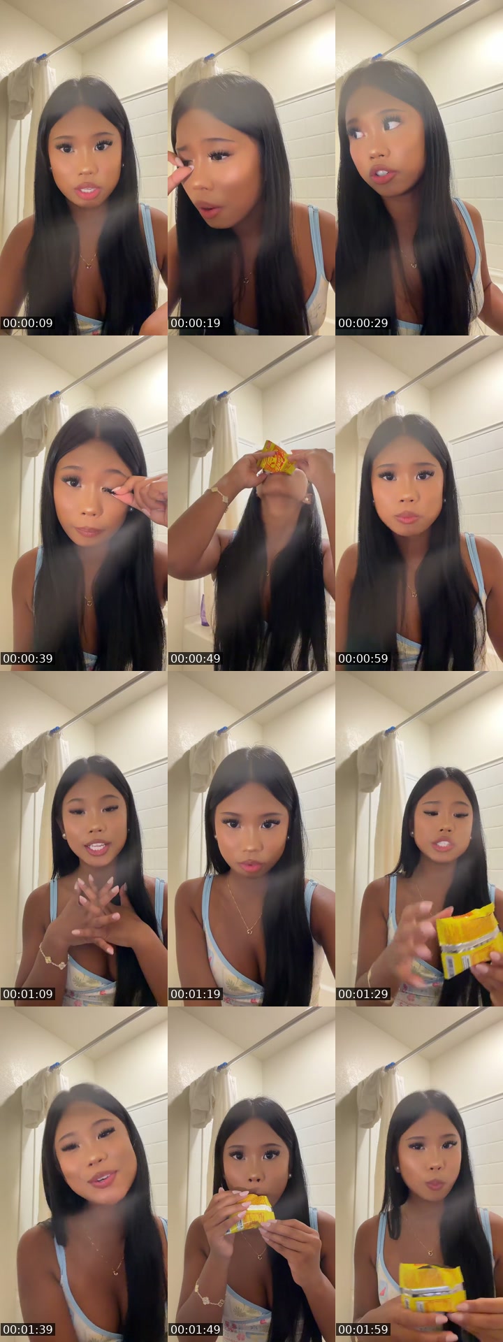 TikTok live: grwm! by @1uvdoris