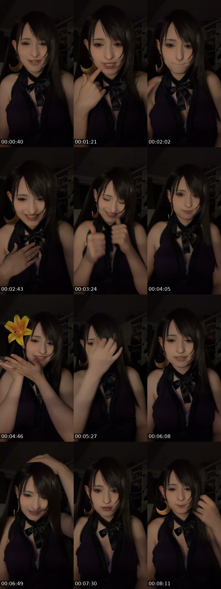 TikTok live: Tifa cosplay by @lisuunja