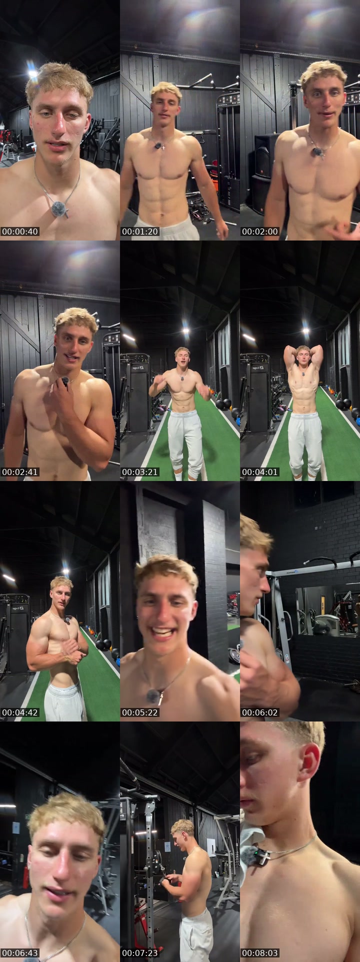 TikTok live: Gym live! Skinny to strong by @boscki