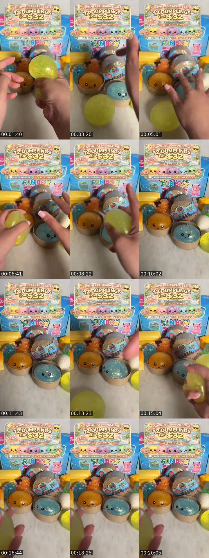 TikTok live: Squishy Mania!! by @tiktokfindsbybeauty
