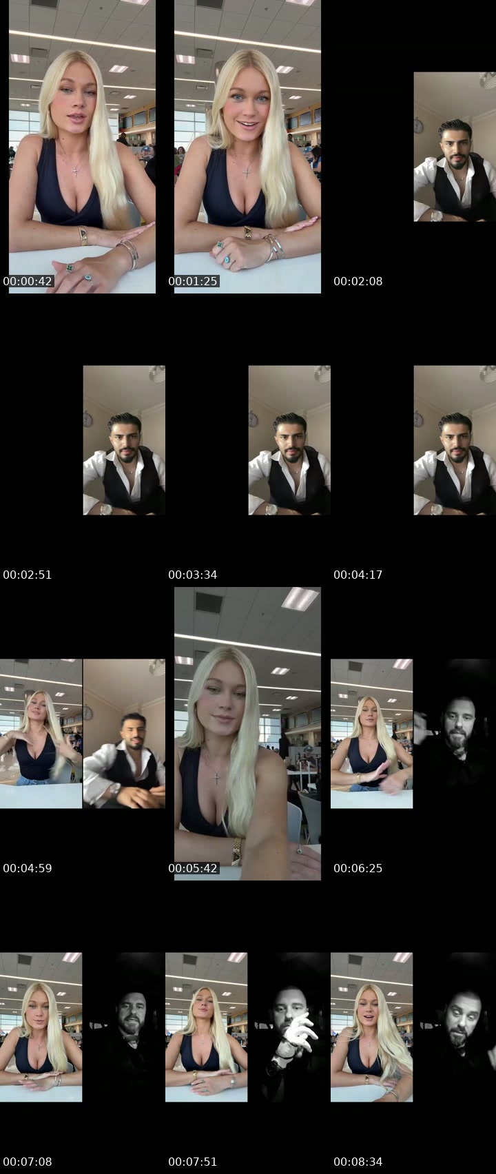 TikTok live: airport stream 🤍 by @emmalynnaomi23