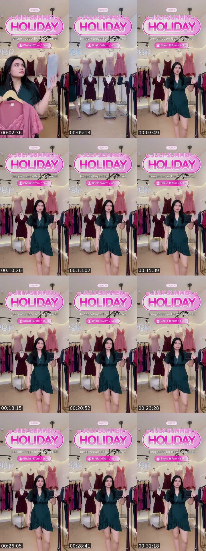 TikTok live: DISKON WEEKEND🔥 by @qigerie