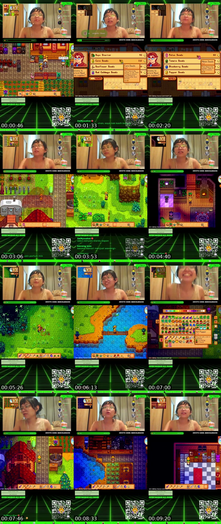 TikTok live: saturstadu #stardewvalley by @cristynatann