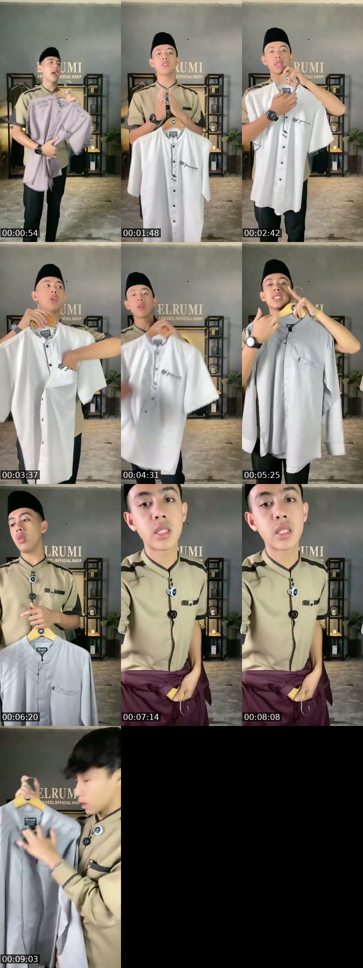 TikTok live: Promo baju koko pria by @elrumi_apparel_official
