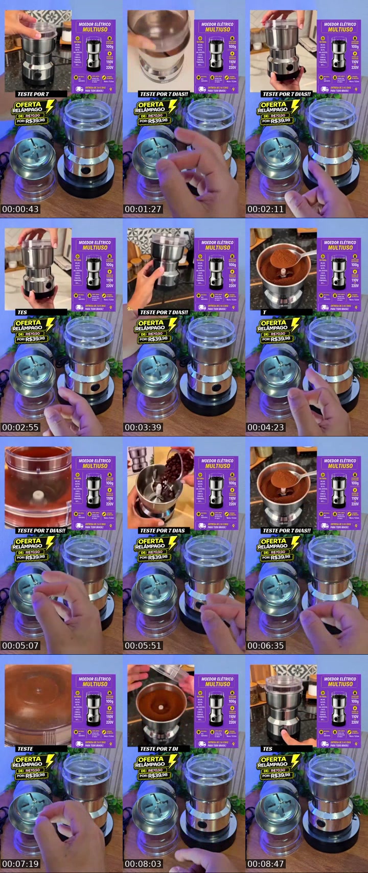 Brazil TikTok live: MOEDOR ELÉTRICO DE CAFÉ ALHO by @perolashoptiktok