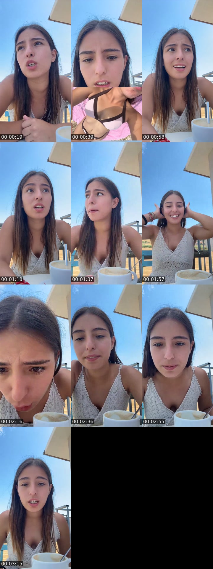 TikTok live: Caffettino time ☕️🎀 by @angelinavasquesss