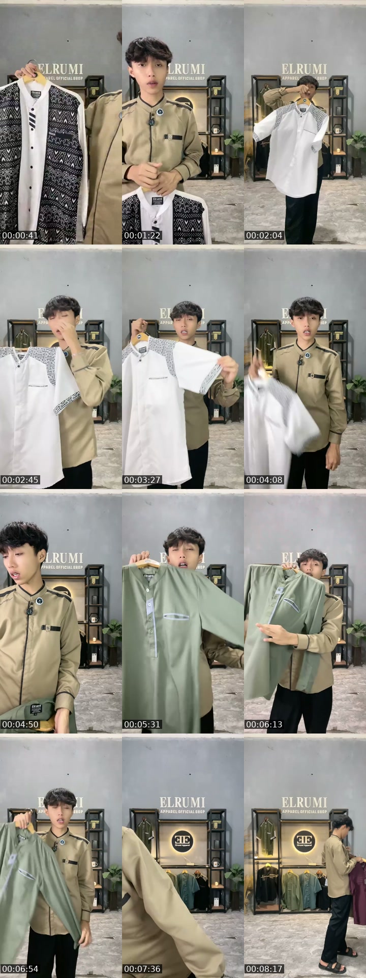 TikTok live: Promo baju koko pria by @elrumi_apparel_official