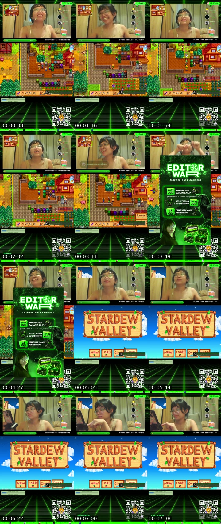 TikTok live: saturstadu #stardewvalley by @cristynatann