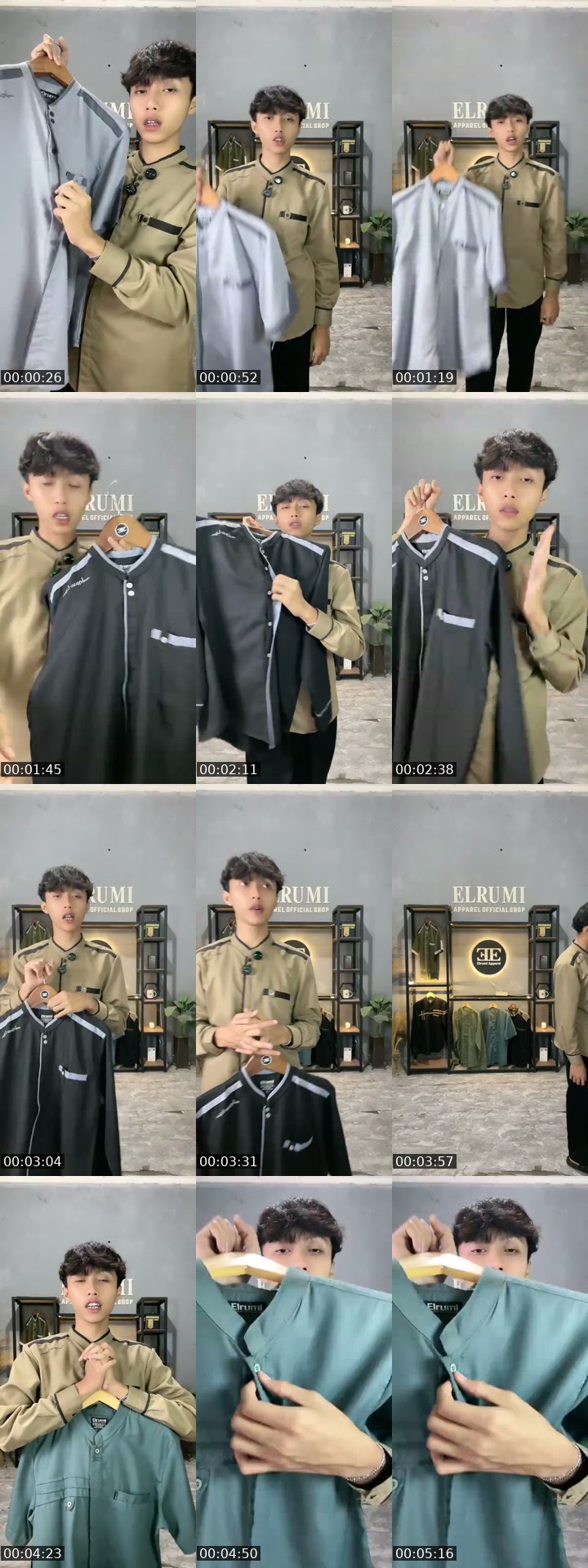 TikTok live: Promo baju koko pria by @elrumi_apparel_official
