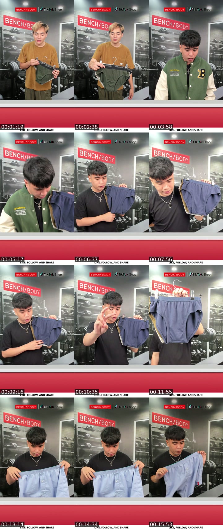 Philippines TikTok live: Bench Body Essentials LIVE by @benchbody.ph