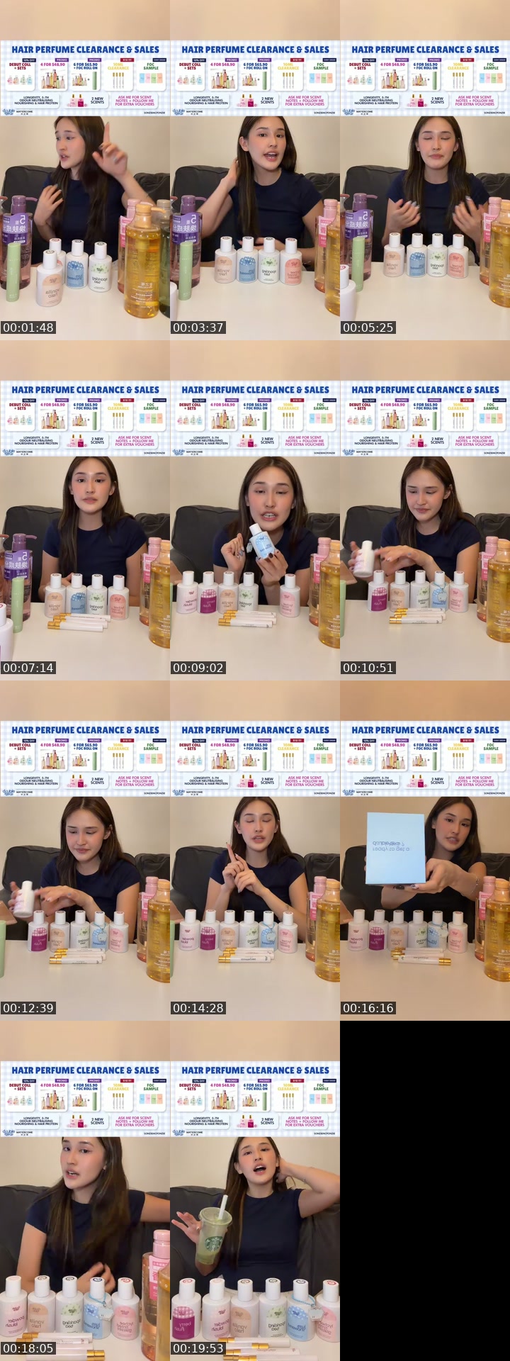 Singapore TikTok live: HAIRCARE CLEARANCE  SALE by @sonziesss