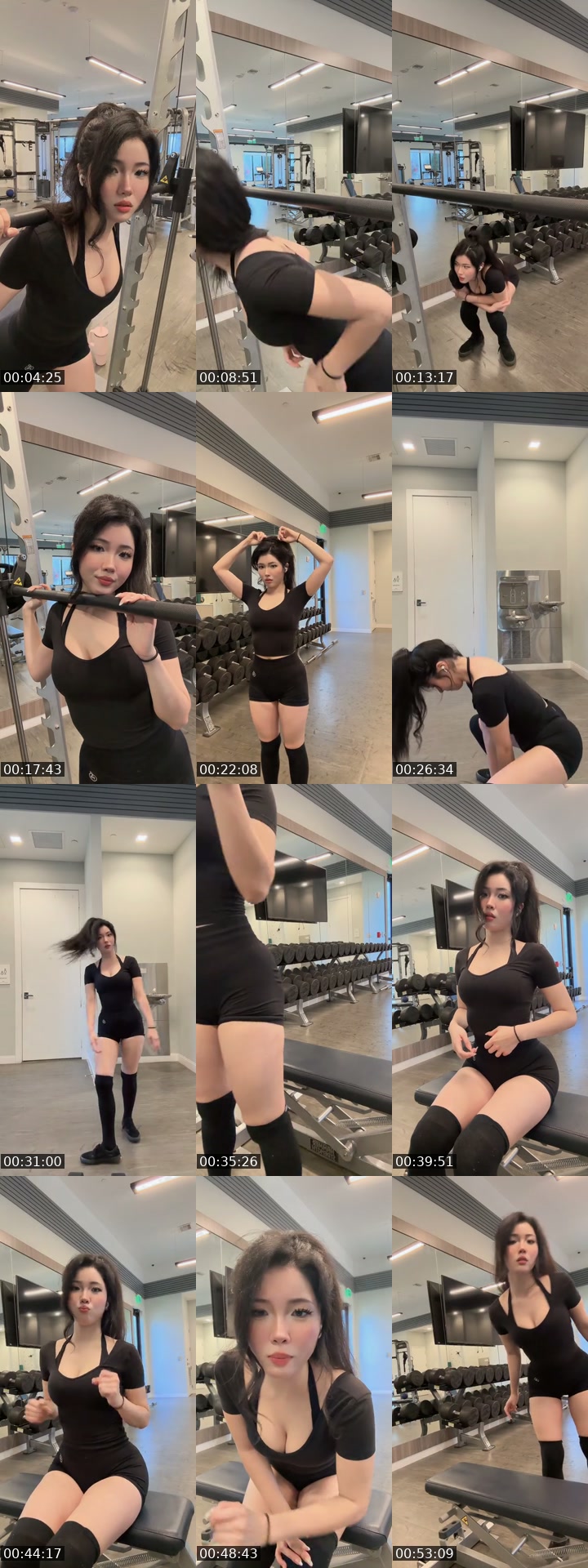 TikTok live: Leg day again by @sylviaxoxo__