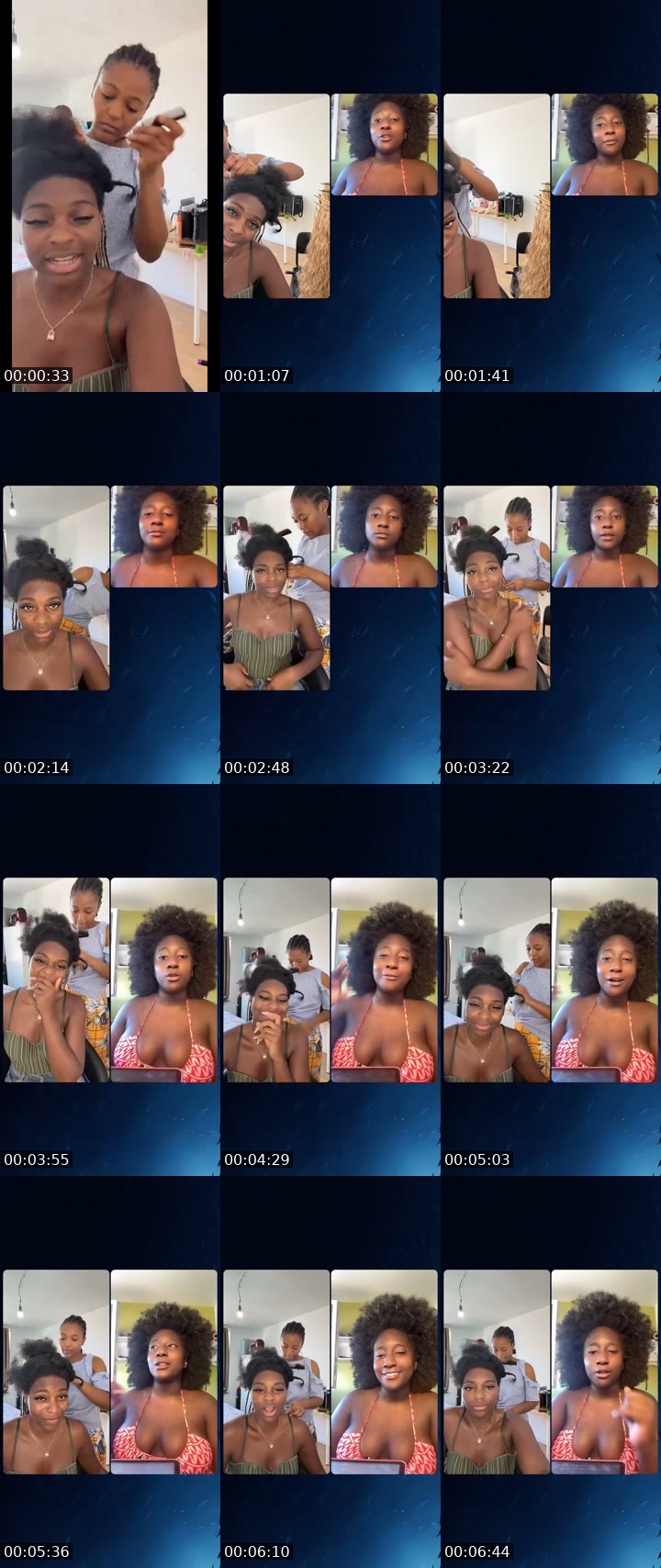 TikTok live: Coiffeuse Charleroi by @missk2spam