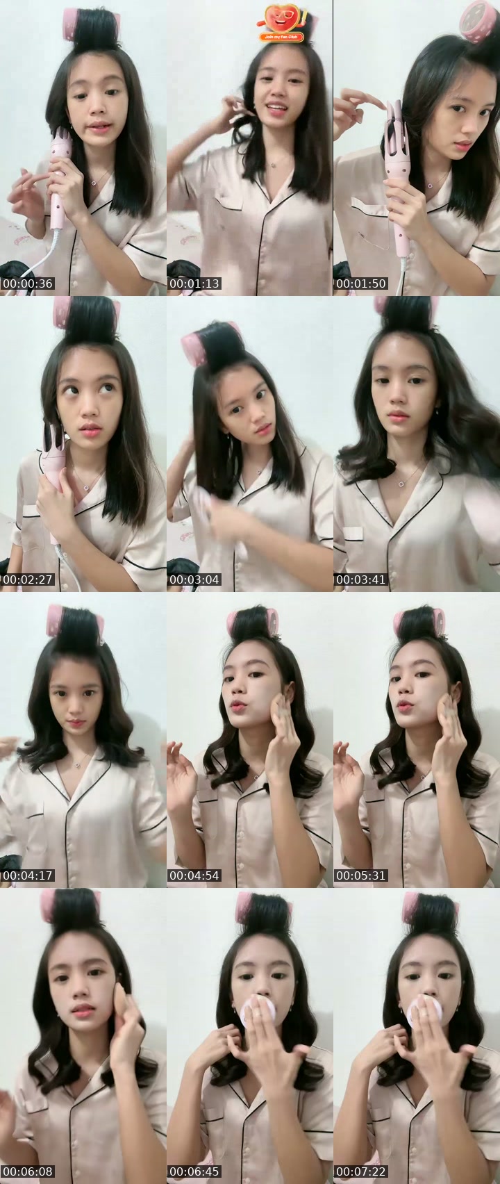 TikTok live: get ready with me 🤍 by @jeanevctoriaa