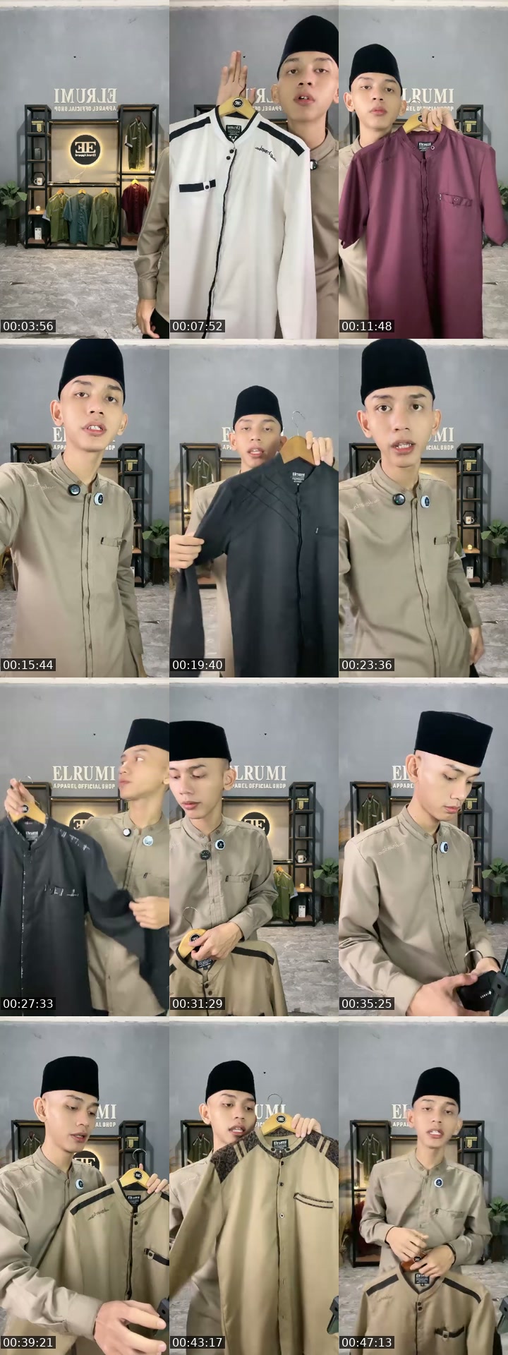 TikTok live: Promo baju koko pria by @elrumi_apparel_official