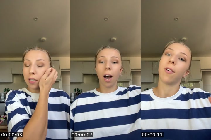 TikTok live: grwm/What ur match predictions? by @grace_cerveny