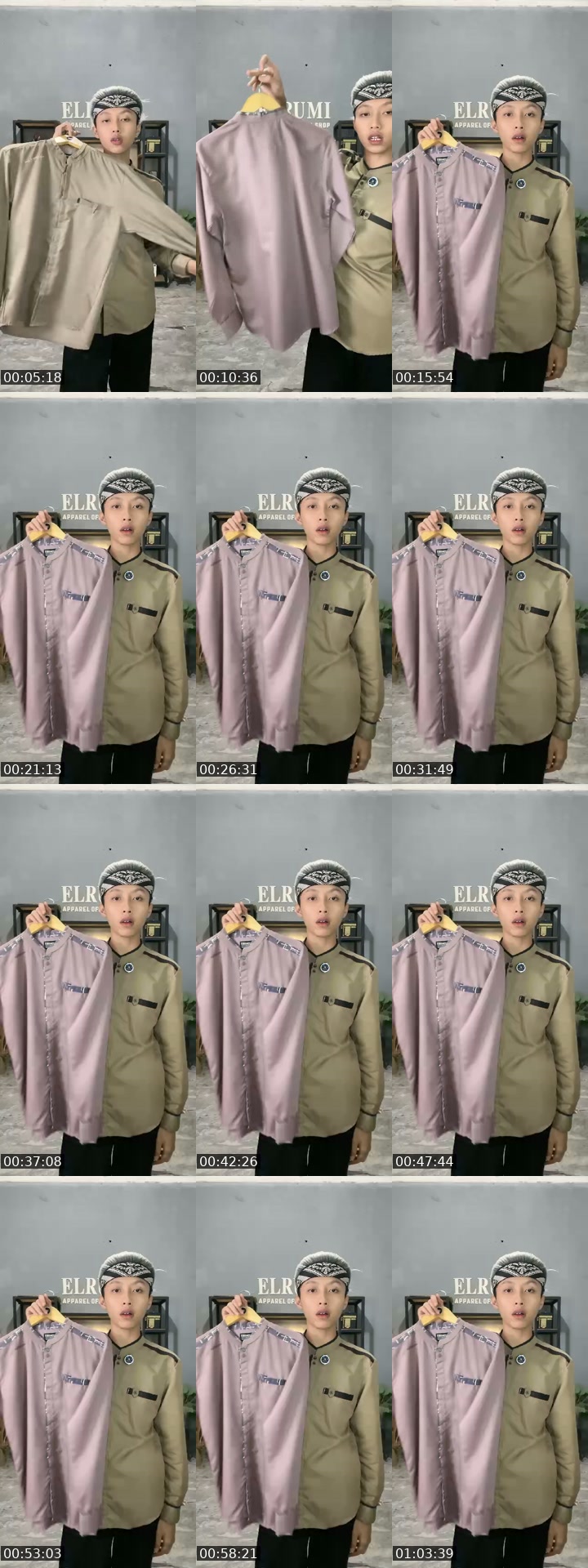 TikTok live: Promo baju koko pria by @elrumi_apparel_official